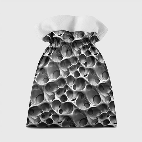 Подарочный мешок Металл - текстура / 3D-принт – фото 2