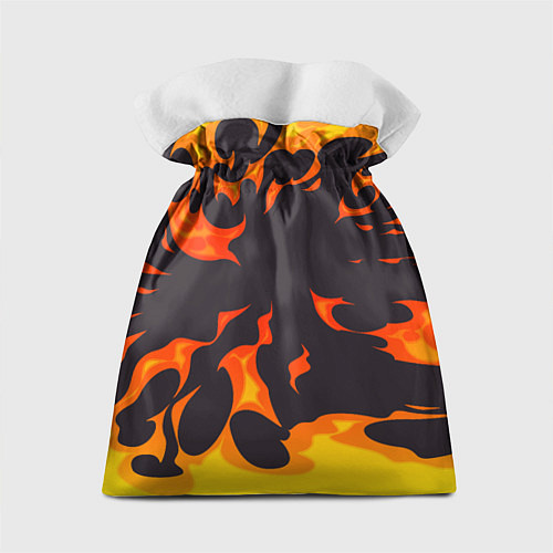 Подарочный мешок Nightwish рок панда и огонь / 3D-принт – фото 2