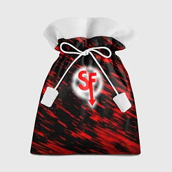 Мешок для подарков Sally face красные искры, цвет: 3D-принт