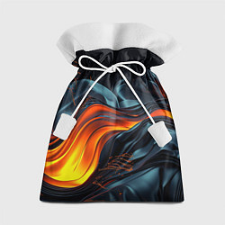 Мешок для подарков Волнистая темная материя, цвет: 3D-принт