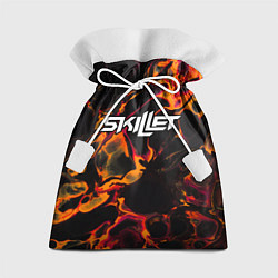 Мешок для подарков Skillet red lava, цвет: 3D-принт