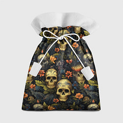 Мешок для подарков Осень и черепа, цвет: 3D-принт