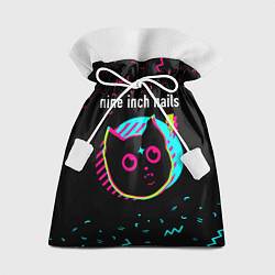 Мешок для подарков Nine Inch Nails - rock star cat, цвет: 3D-принт