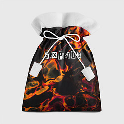 Мешок для подарков Sex Pistols red lava, цвет: 3D-принт