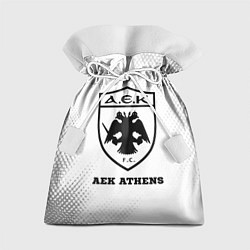 Мешок для подарков AEK Athens sport на светлом фоне, цвет: 3D-принт