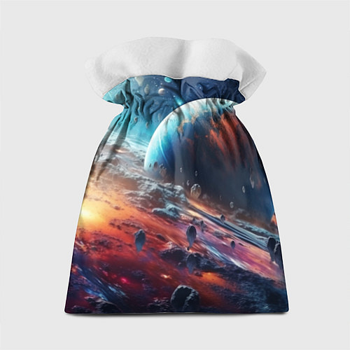 Подарочный мешок Космос фантастическая планета / 3D-принт – фото 2