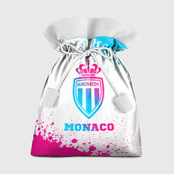 Мешок для подарков Monaco neon gradient style, цвет: 3D-принт