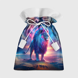 Мешок для подарков Space lion - ai art fantasy, цвет: 3D-принт