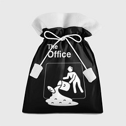 Мешок для подарков Офис и суп, цвет: 3D-принт