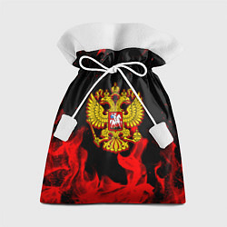 Мешок для подарков Герб России возрождение империи, цвет: 3D-принт