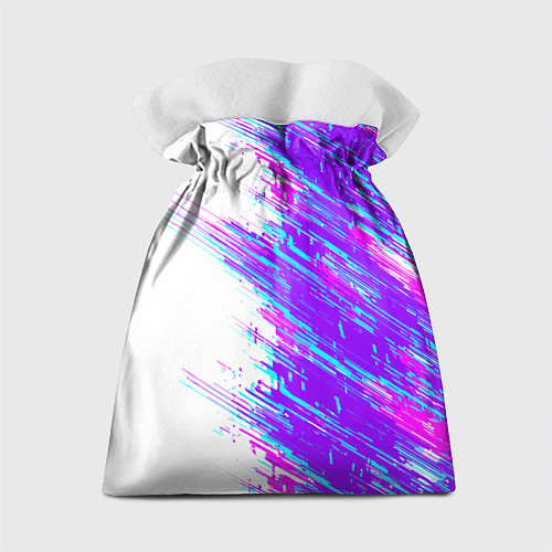 Подарочный мешок Neon glitch / 3D-принт – фото 2