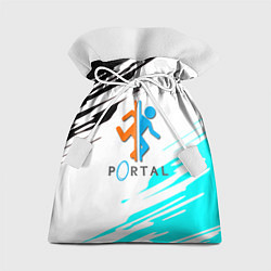 Мешок для подарков Portal краски текстура гейм, цвет: 3D-принт
