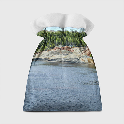 Подарочный мешок Троицко-байновское месторождение глины / 3D-принт – фото 2