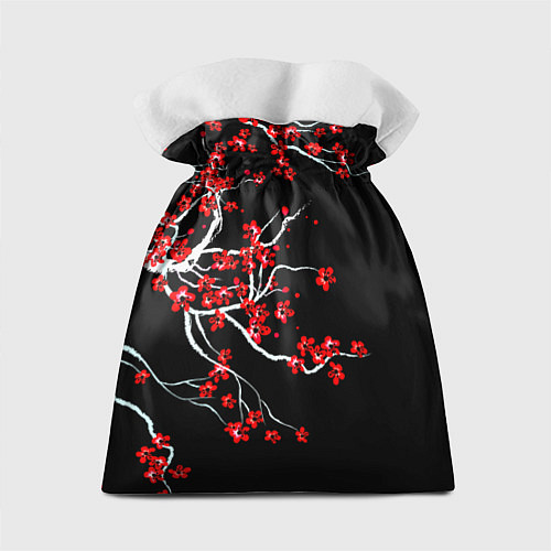 Подарочный мешок Цветы сакуры / 3D-принт – фото 2