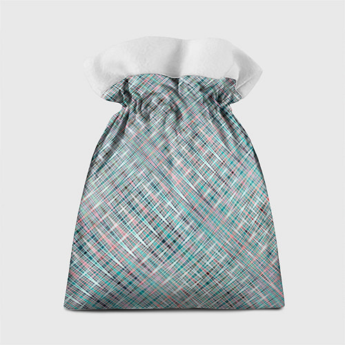 Подарочный мешок Светлый серо-голубой текстурированный / 3D-принт – фото 2