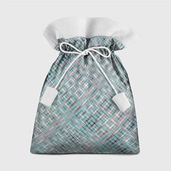 Мешок для подарков Светлый серо-голубой текстурированный, цвет: 3D-принт