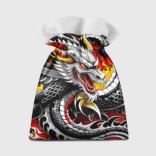 Подарочный мешок Огнедышащий дракон в японском стиле / 3D-принт – фото 2