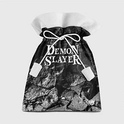 Мешок для подарков Demon Slayer black graphite, цвет: 3D-принт