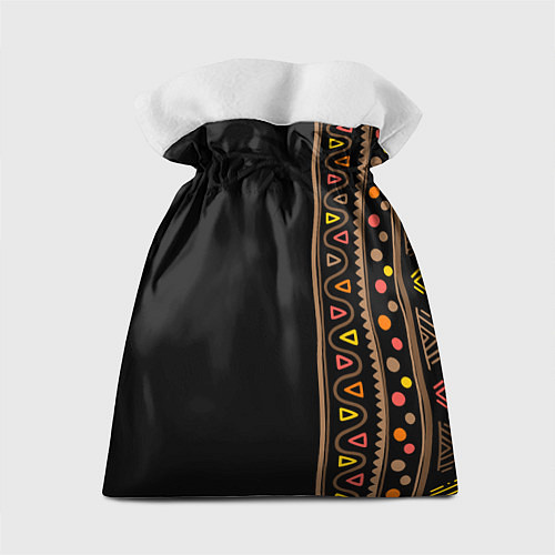 Подарочный мешок Африканские танцы - этнический орнамент / 3D-принт – фото 2
