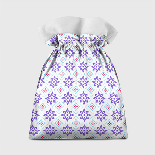 Подарочный мешок Красивый цветочный узор / 3D-принт – фото 2