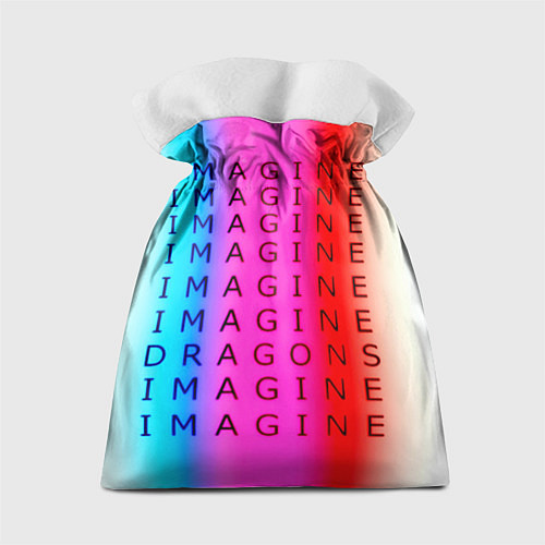 Подарочный мешок Imagine Dragons neon rock / 3D-принт – фото 2