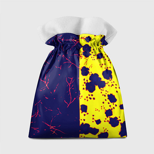 Подарочный мешок Cyberpunk лого текстура / 3D-принт – фото 2