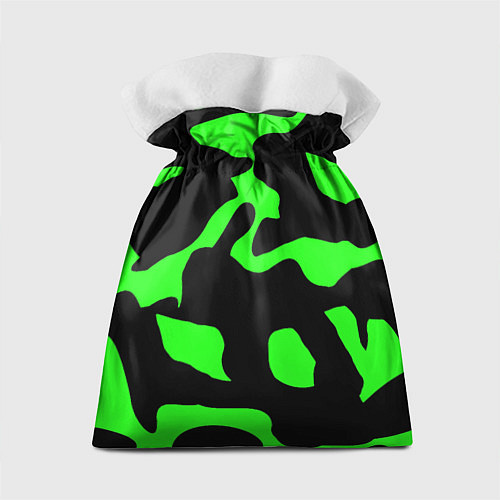 Подарочный мешок Зелёный камуфляж милитари / 3D-принт – фото 2