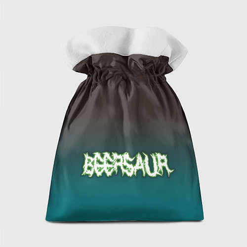 Подарочный мешок Чувак пивозавр - киберпанк фантазия / 3D-принт – фото 2