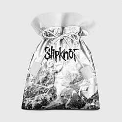 Мешок для подарков Slipknot white graphite, цвет: 3D-принт