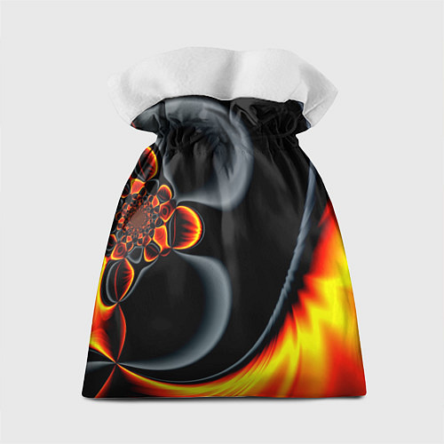 Подарочный мешок Фрактальный узор абстракция / 3D-принт – фото 2