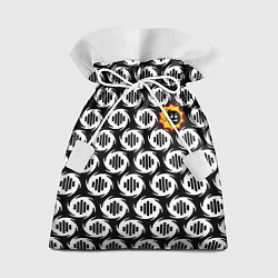 Мешок для подарков Serious Sam logo pattern, цвет: 3D-принт