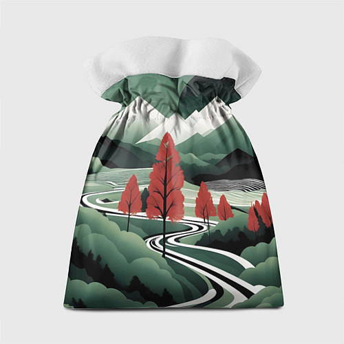 Подарочный мешок Дорога на природу / 3D-принт – фото 2