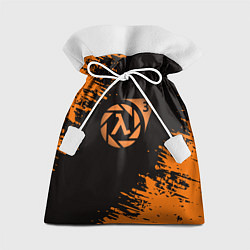 Мешок для подарков Half life 3 краски оранжевые, цвет: 3D-принт