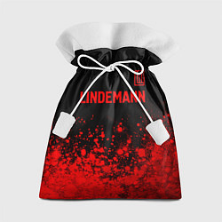Мешок для подарков Lindemann - red gradient посередине, цвет: 3D-принт