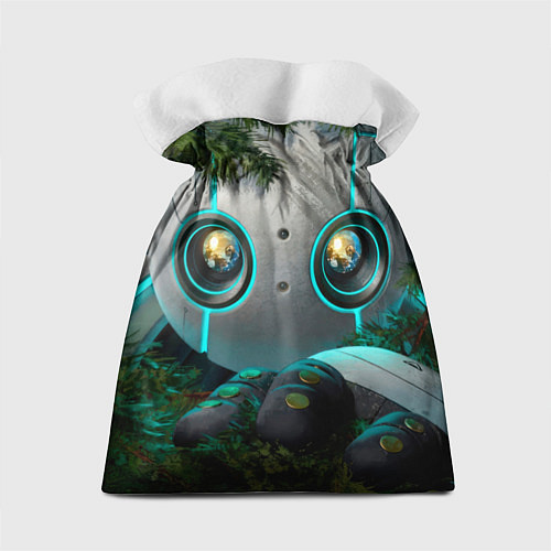 Подарочный мешок Дикий робот в кустах / 3D-принт – фото 2