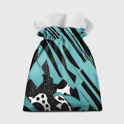 Подарочный мешок Спорт динамика скорость / 3D-принт – фото 2