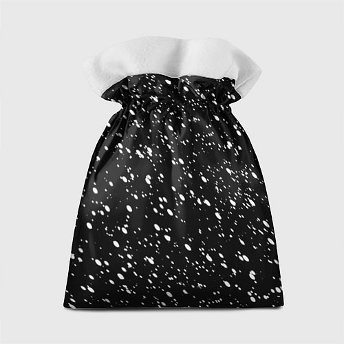 Подарочный мешок Милый котенок - первый снег / 3D-принт – фото 2