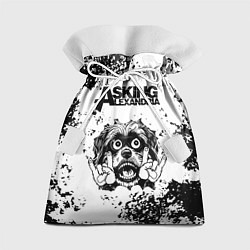 Мешок для подарков Asking Alexandria - рок пес, цвет: 3D-принт