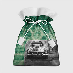 Мешок для подарков Ретроавтомобиль, цвет: 3D-принт