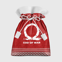 Мешок для подарков Новогодний God of War, цвет: 3D-принт