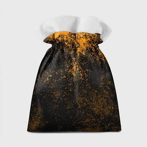 Подарочный мешок Quake краски брызги оранжевый / 3D-принт – фото 2