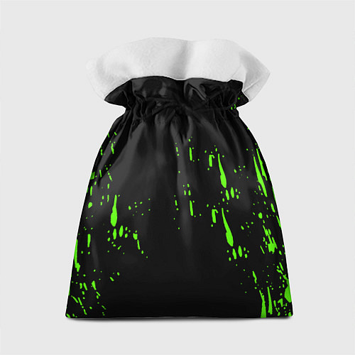 Подарочный мешок Quake брызги кислотных красок / 3D-принт – фото 2