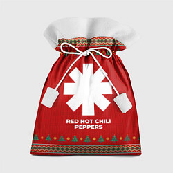 Мешок для подарков Red Hot Chili Peppers new year, цвет: 3D-принт