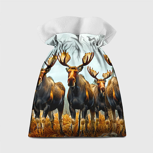 Подарочный мешок Лоси / 3D-принт – фото 2