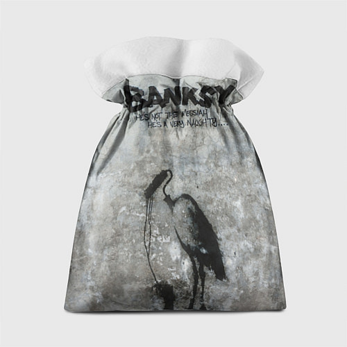 Подарочный мешок Banksy - peace / 3D-принт – фото 2