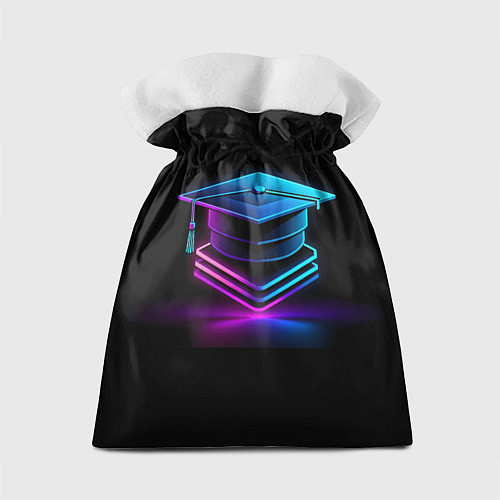 Подарочный мешок Неоновая шапочка магистра / 3D-принт – фото 2