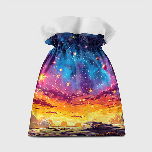 Подарочный мешок Пингвин в космосе / 3D-принт – фото 2
