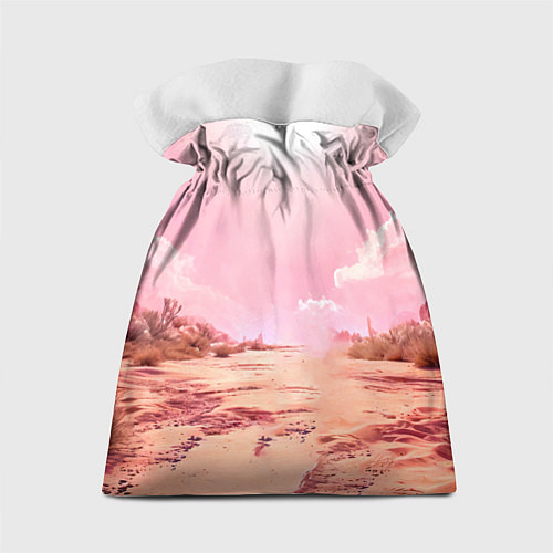 Подарочный мешок Верблюд в розовой пустыне / 3D-принт – фото 2