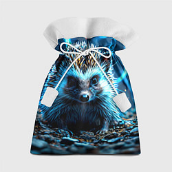 Мешок для подарков Ежик в разрядах молний, цвет: 3D-принт