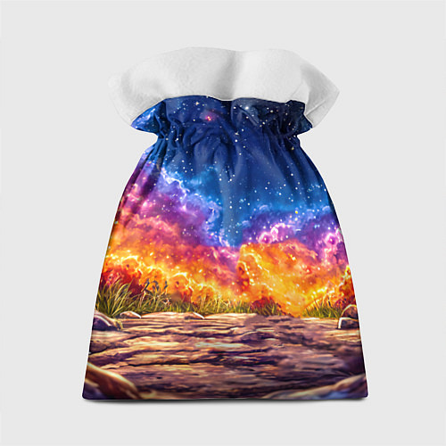 Подарочный мешок Зачик и космическое небо / 3D-принт – фото 2